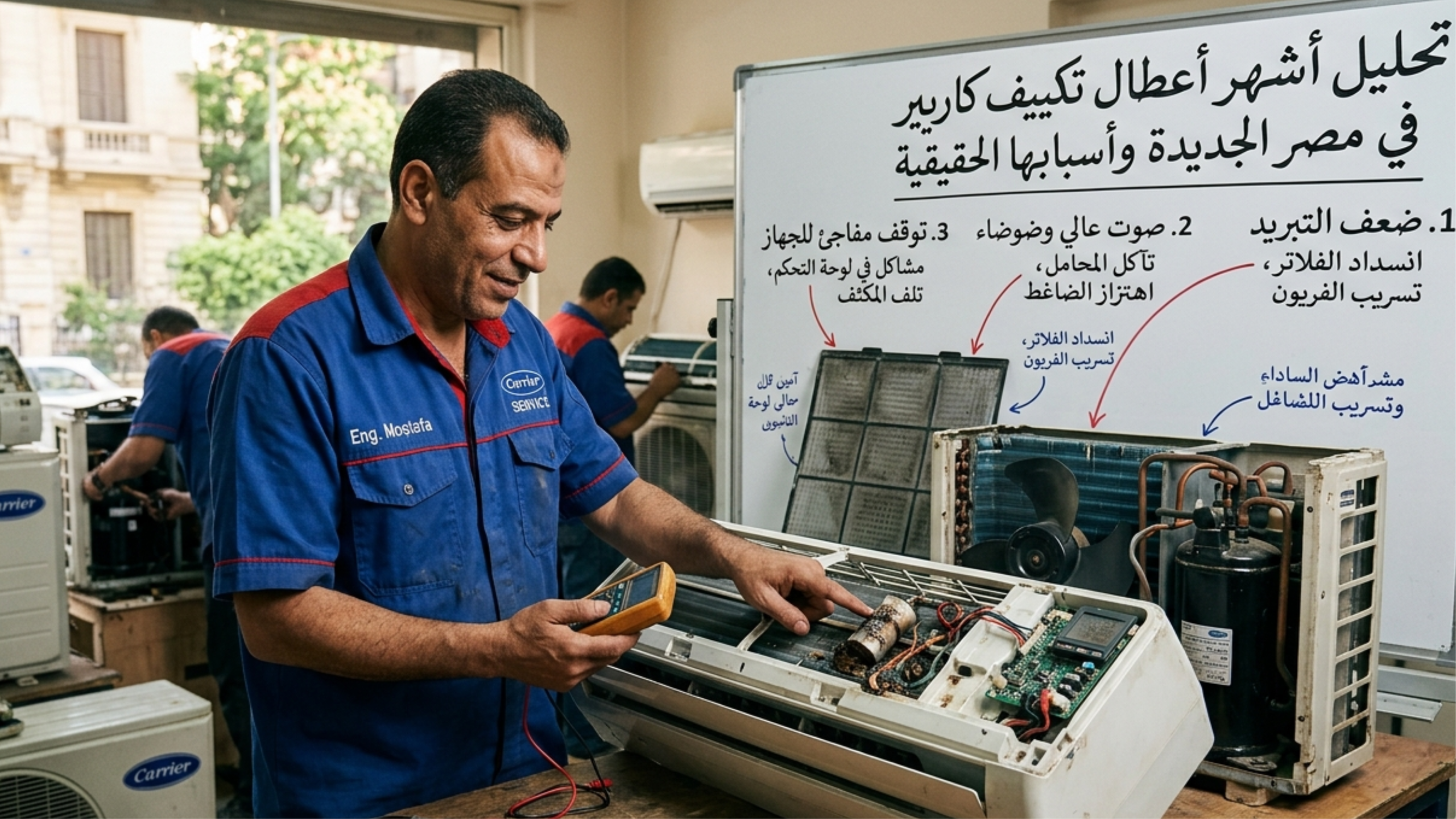 صيانة تكييف كاريير في مصر الجديدة