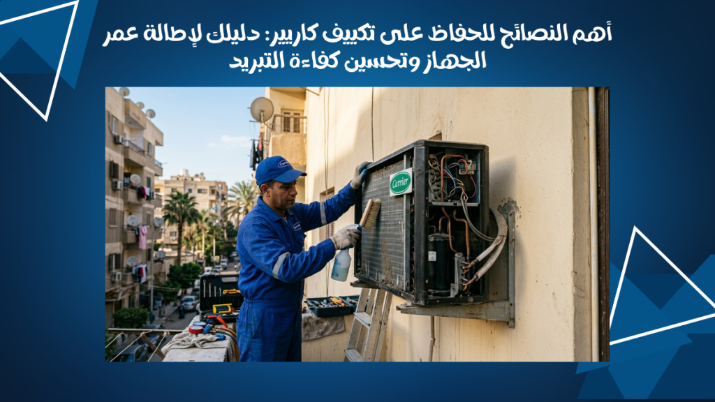 أهم النصائح للحفاظ على تكييف كاريير: دليلك لإطالة عمر الجهاز وتحسين كفاءة التبريد