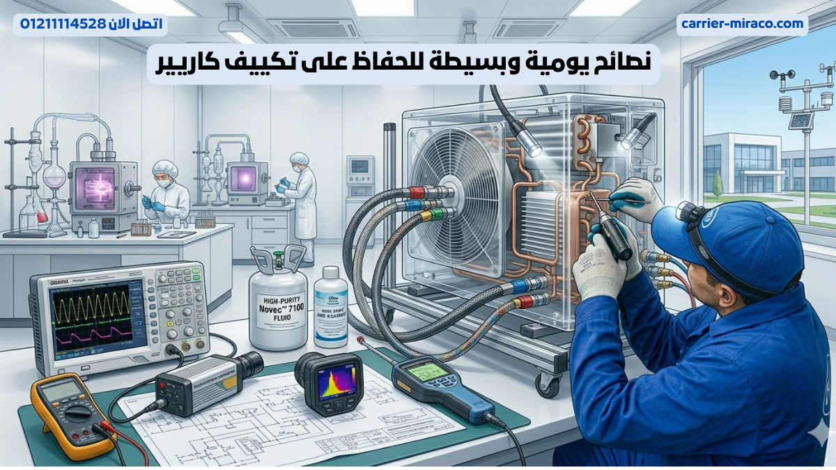 نصائح يومية وبسيطة للحفاظ على تكييف كاريير