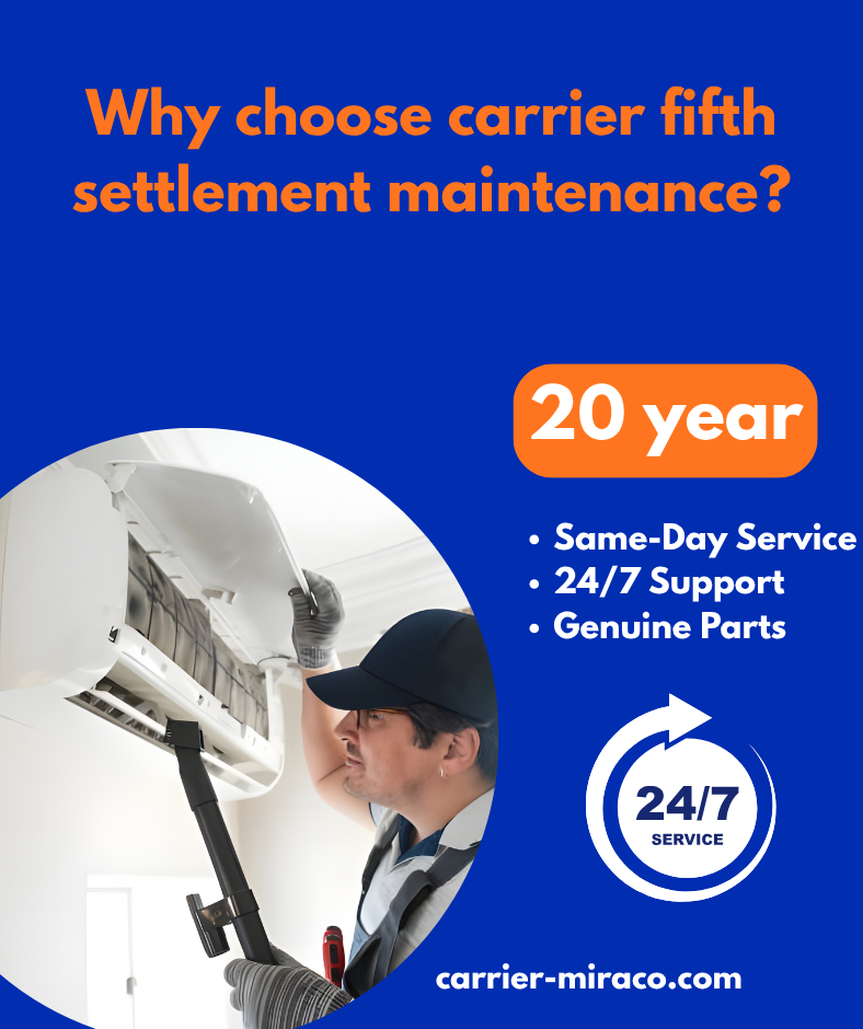Why choose carrier fifth settlement maintenance?