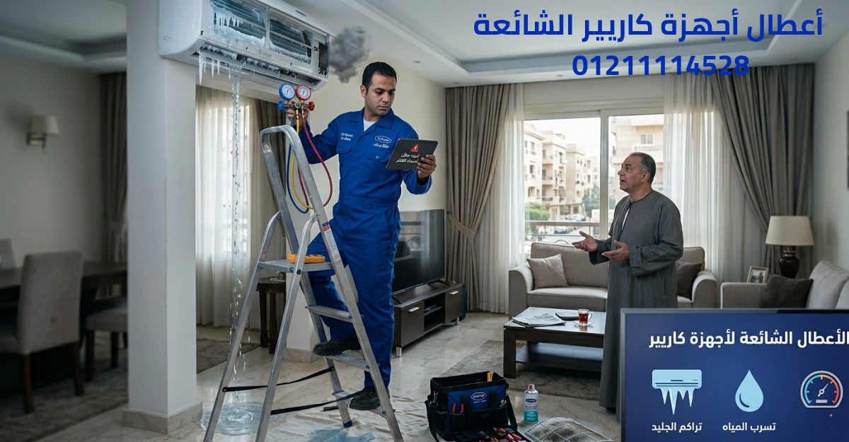 أعطال أجهزة كاريير الشائعة